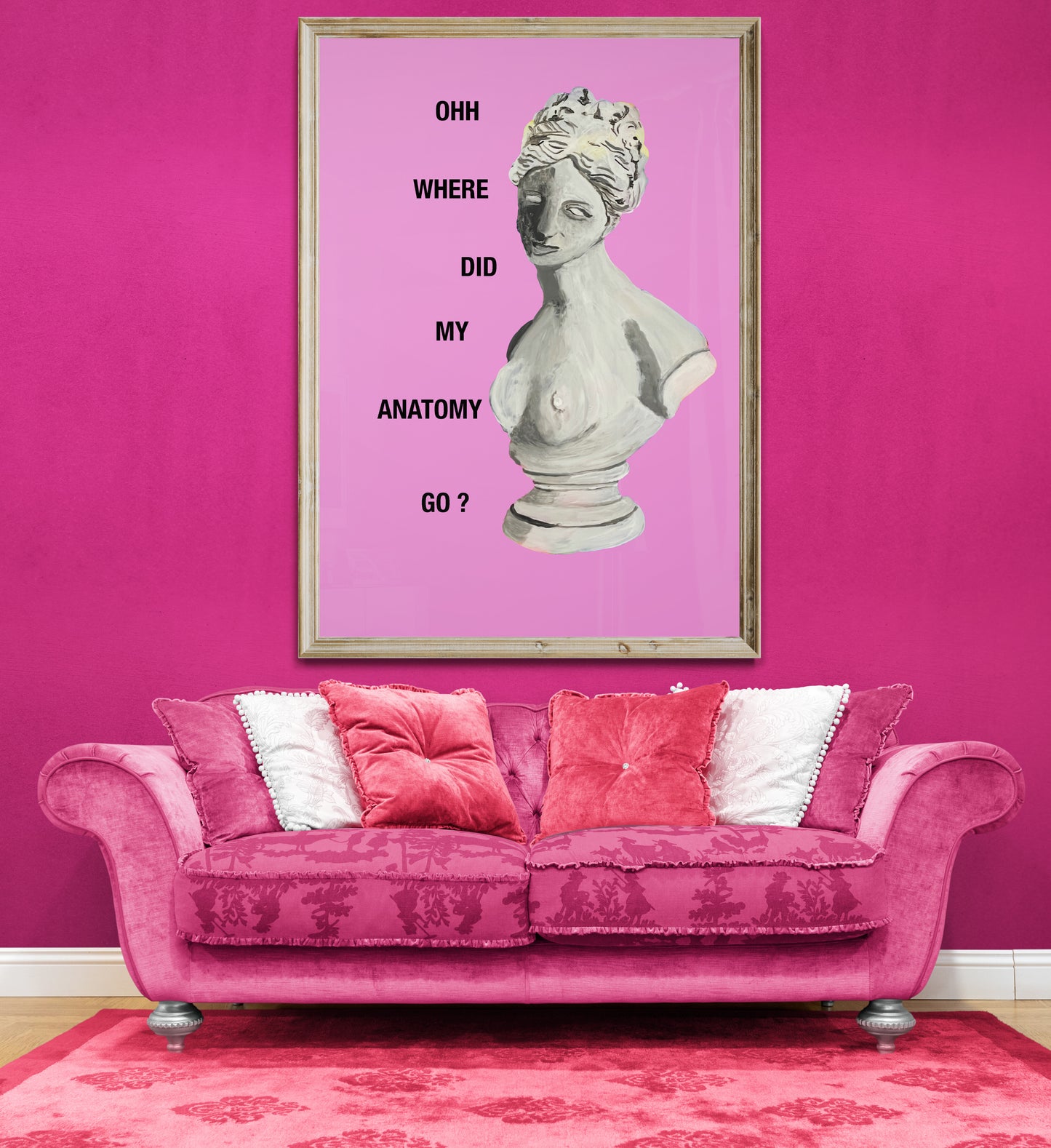 Aphrodite Bust with text