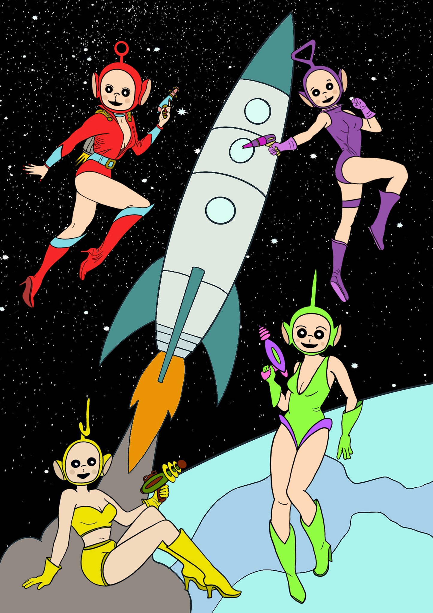 Teletubbies in Space