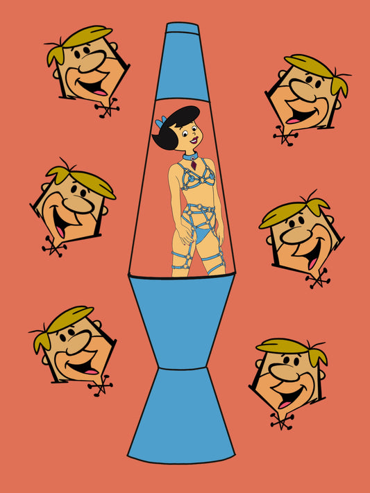 BETTY AND BARNEY LAVA LAMP