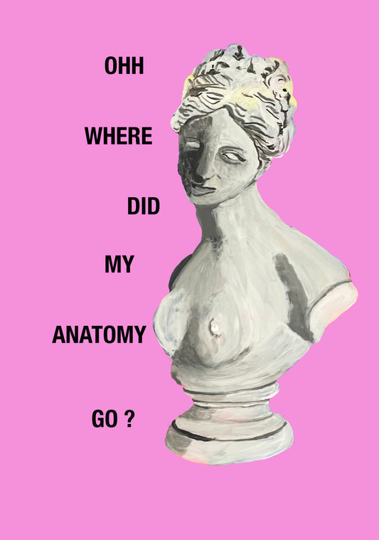 Aphrodite Bust with text