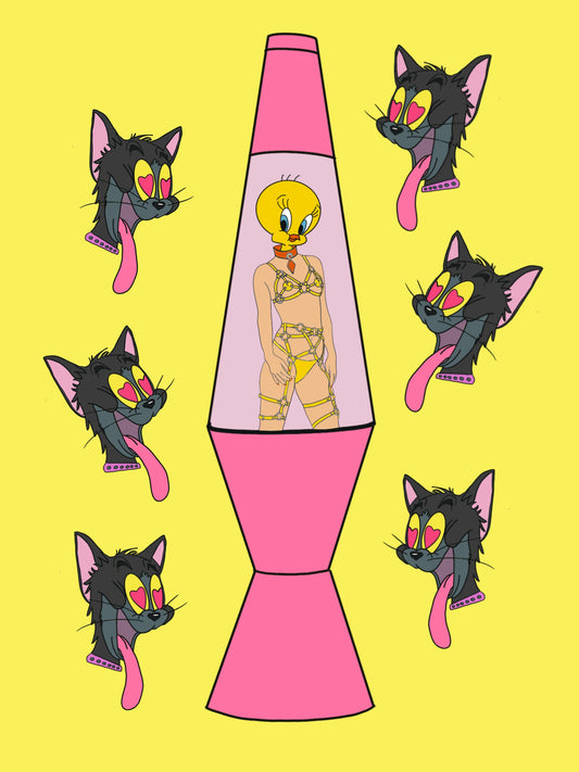 TOM AND TWEETY LAVA LAMP