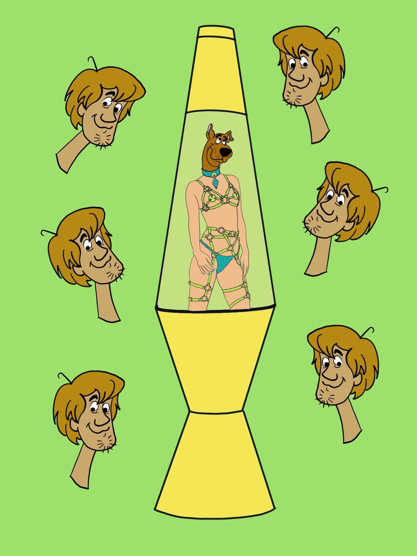SCOOBIE AND SHAGGY LAVA LAMP