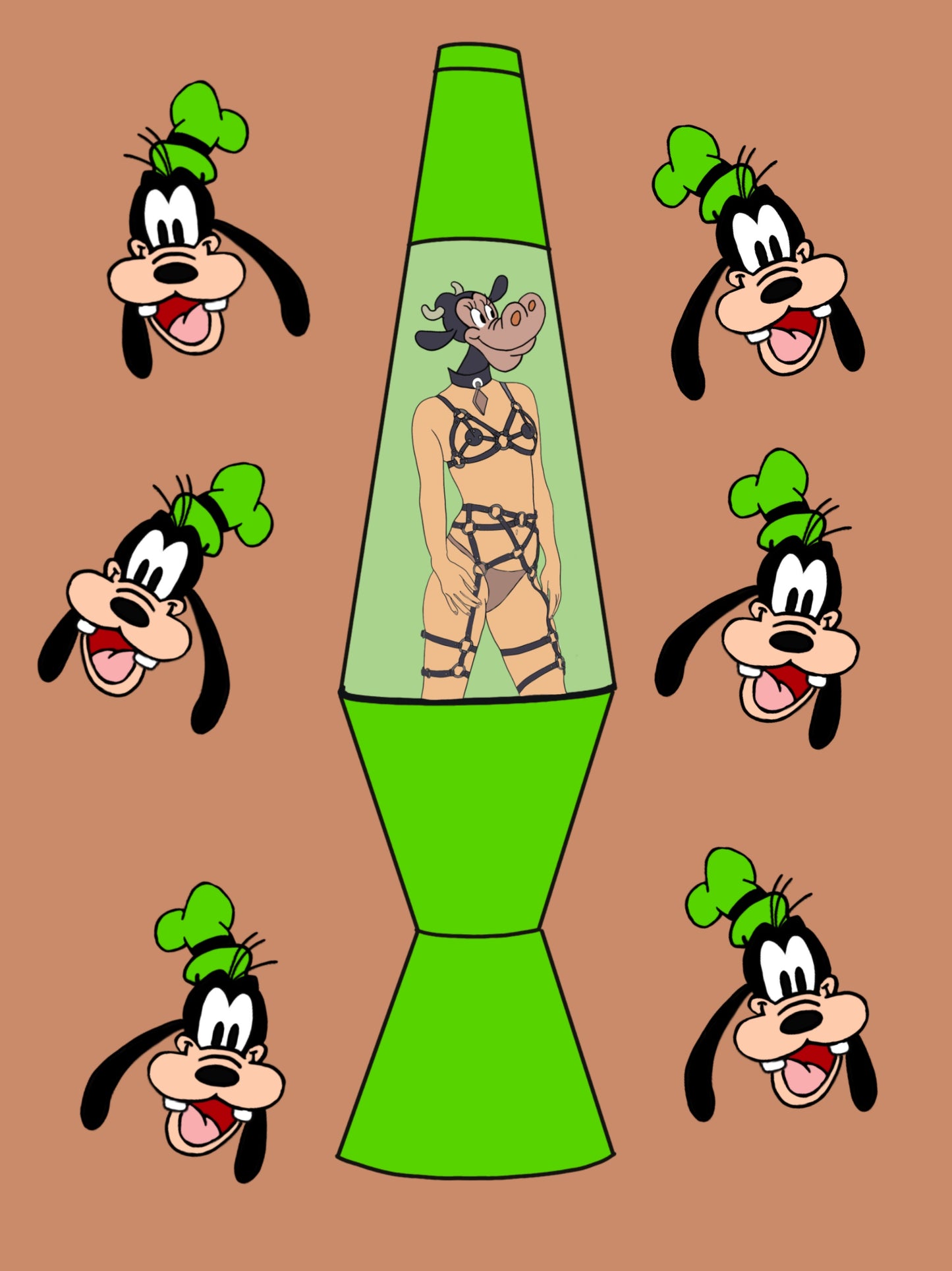GOOFY AND CLARABELLE LAVA LAMP