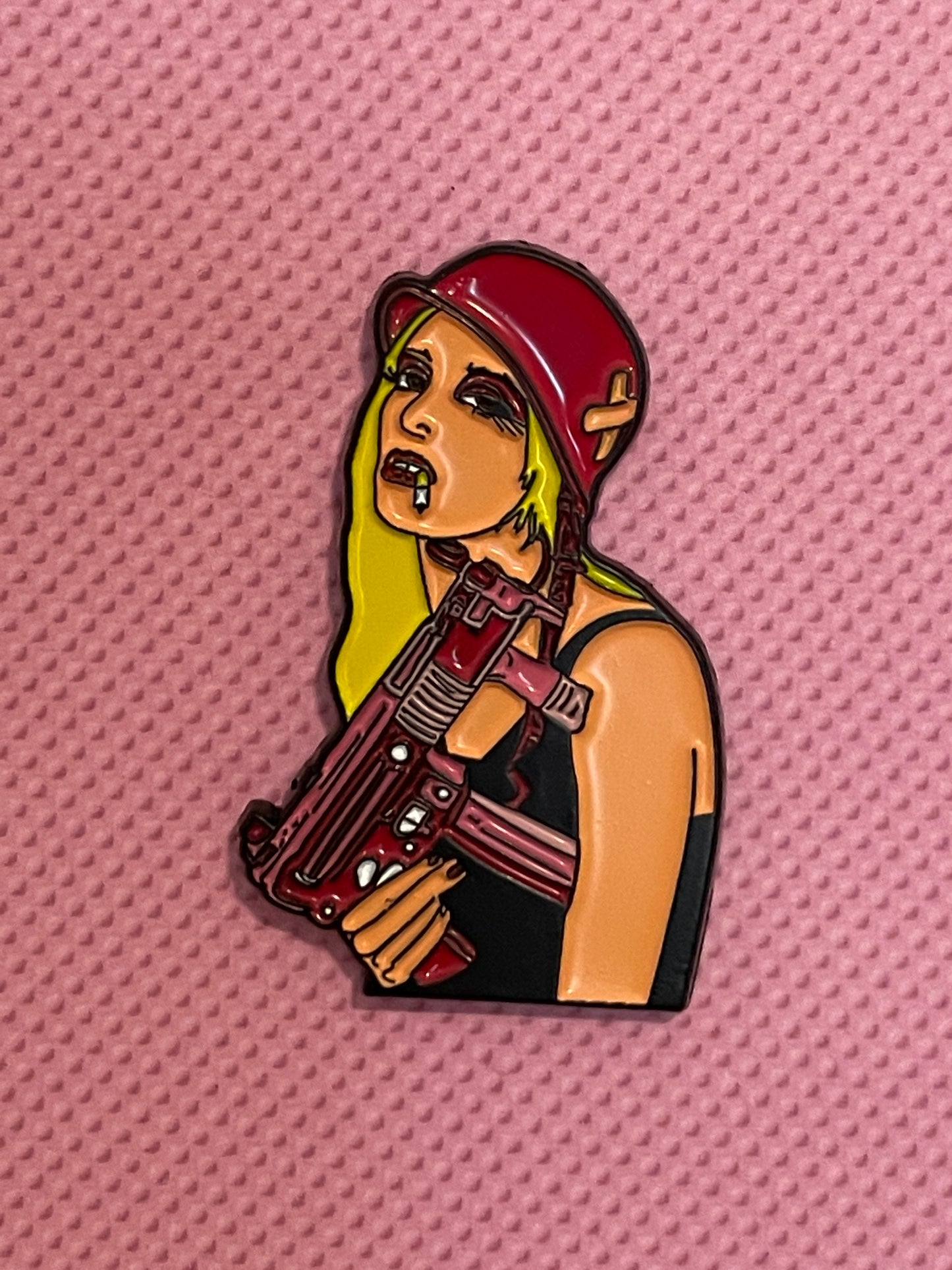 LOVE BATTLE ENAMEL PIN